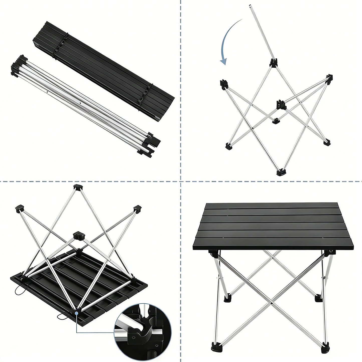 Ultralight Foldable Low Camping Table for Outdoor & Indoor Use