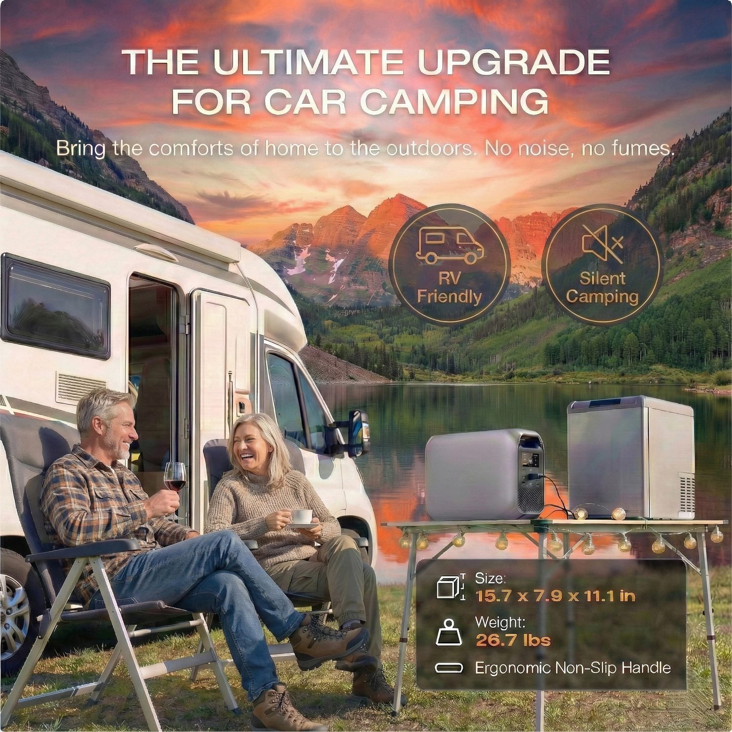 On-the-Go Power: Solar Energy + Huge Capacity = Adventure Awaits